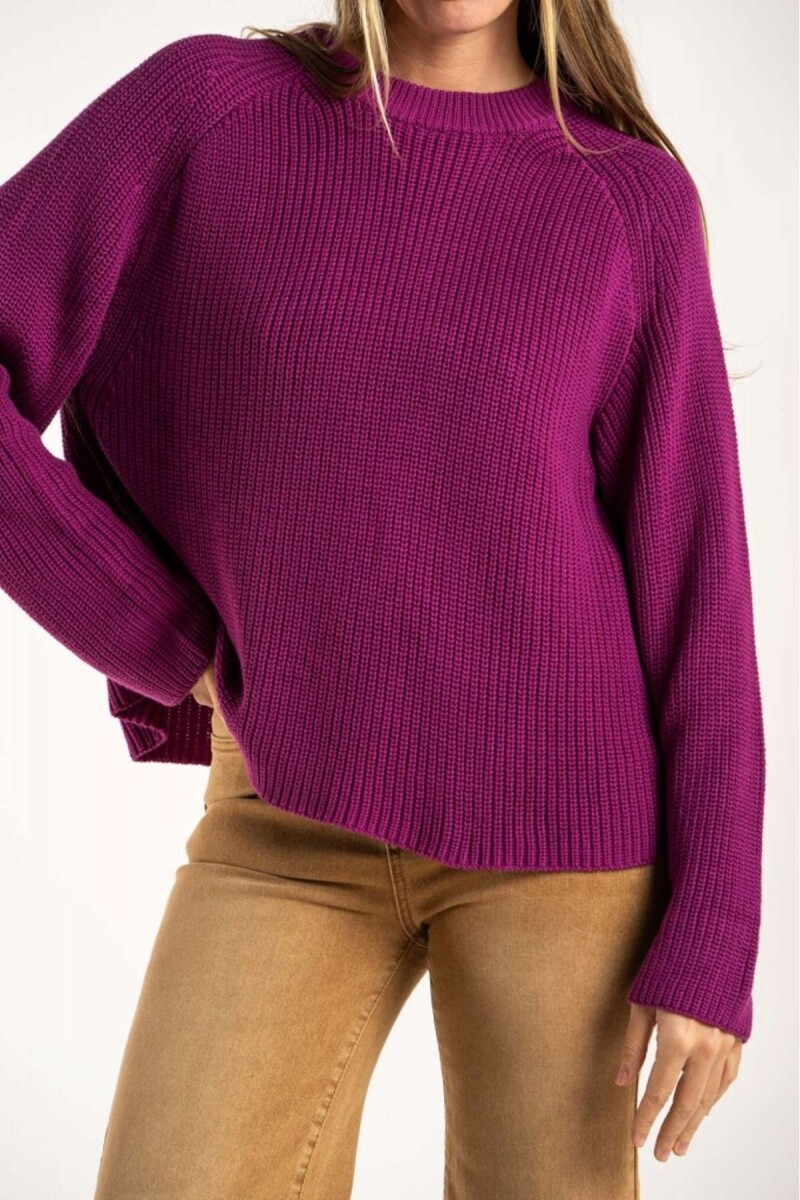 Sweater Algodon - Magenta 