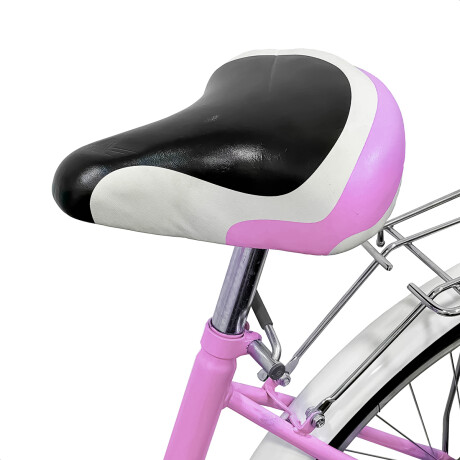 Bicicleta Paseo Expert Miami Dama Rodado 26 + Bolso + Parrilla Rosado