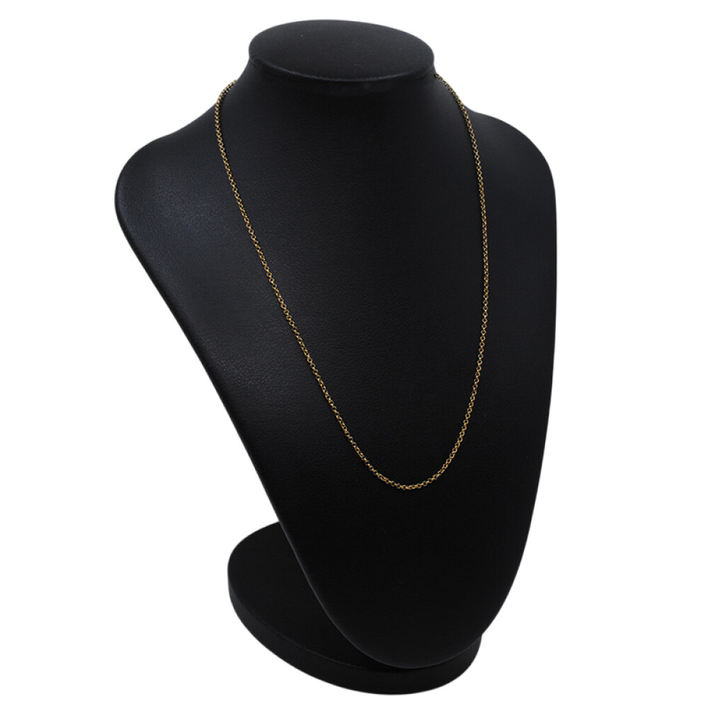 Cadena rolo fina en oro 18k amarillo. Largo 40 cm Cadena rolo fina en oro 18k amarillo. Largo 40 cm