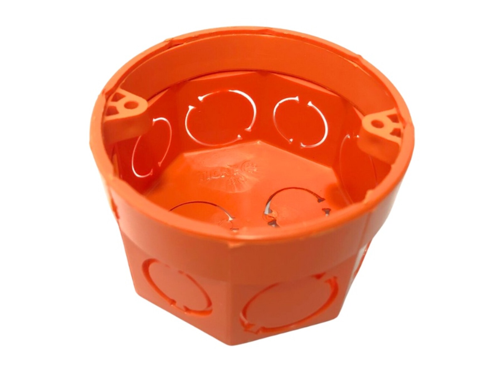 CAJA DE CONEXIÓN 3X3. EMBUTIR NARANJA TIGRE 