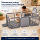 Corralito Seguridad Bebé Infantil Rectangular Corral Corralito Seguridad Bebé Infantil Rectangular Corral