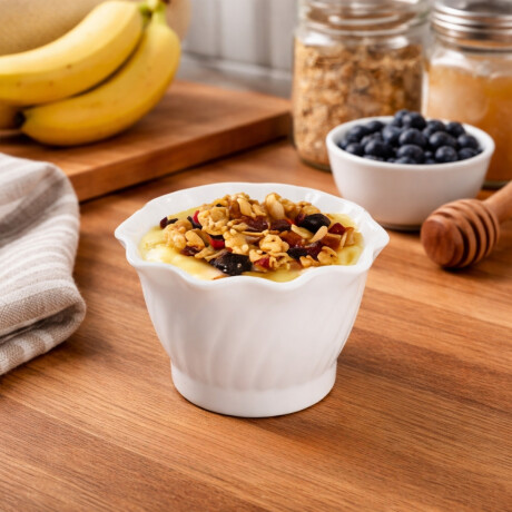 Bowl Compotera de Policarbonato Blanco 9 cm - 148 ml Bowl Compotera de Policarbonato Blanco 9 cm - 148 ml