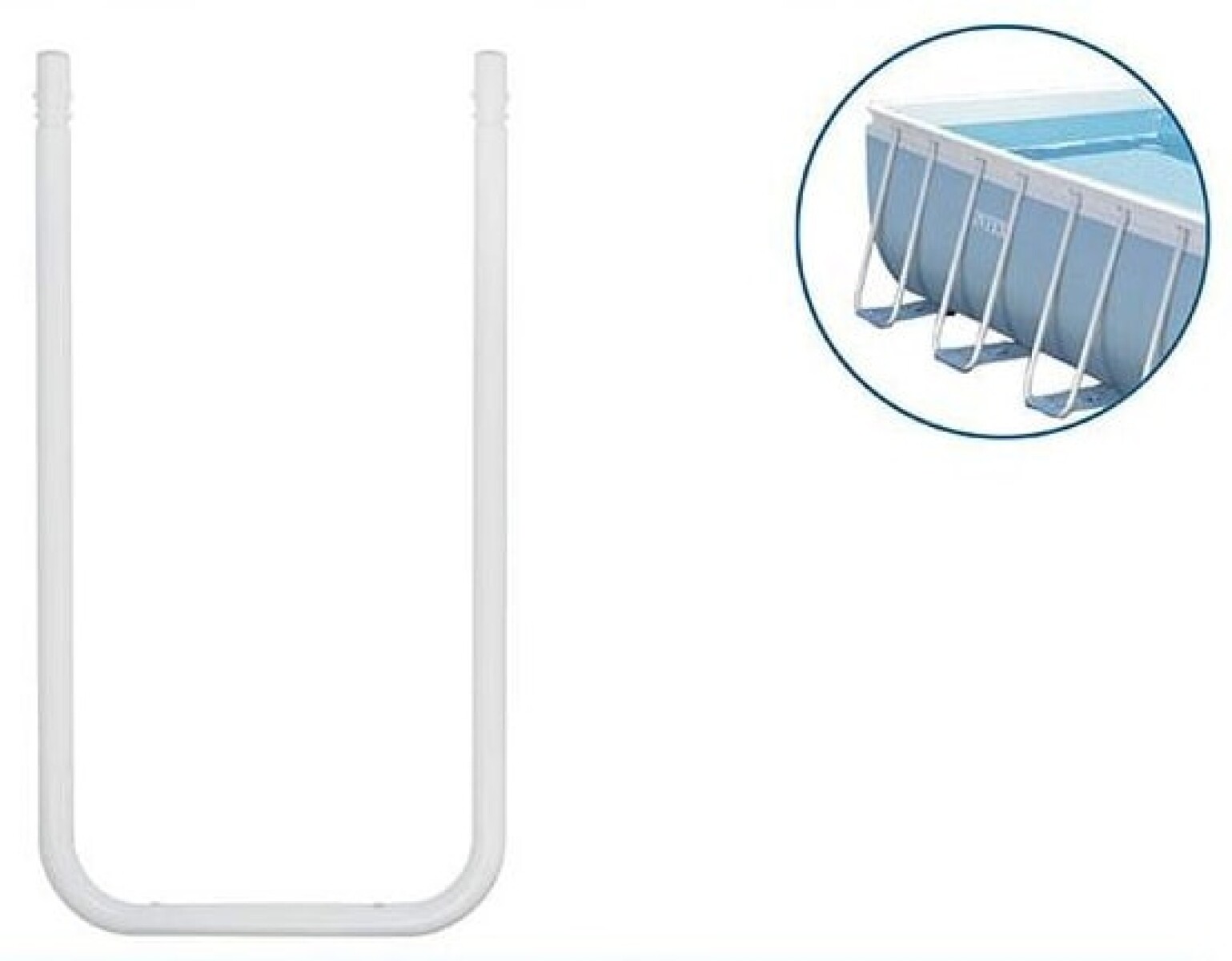 INTEX REPUESTO PATA -U- C/PIN PLASTICO PISCINA PRISMA FRAME 4.0X2.0X1.0 