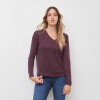 Remera Escote V VIOLETA