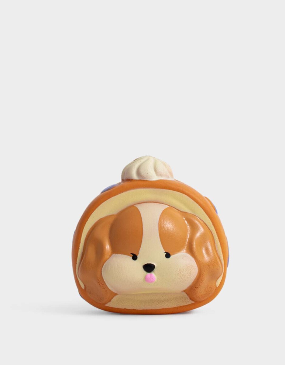 Squishy Apretable De Perrito - Morado Medio 