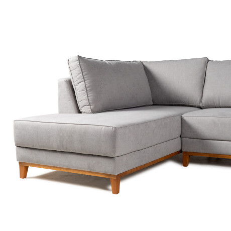 Rinconera Amadeus Chica - Tela Microfibra - Chaise Izquierdo 2159 (Gris)