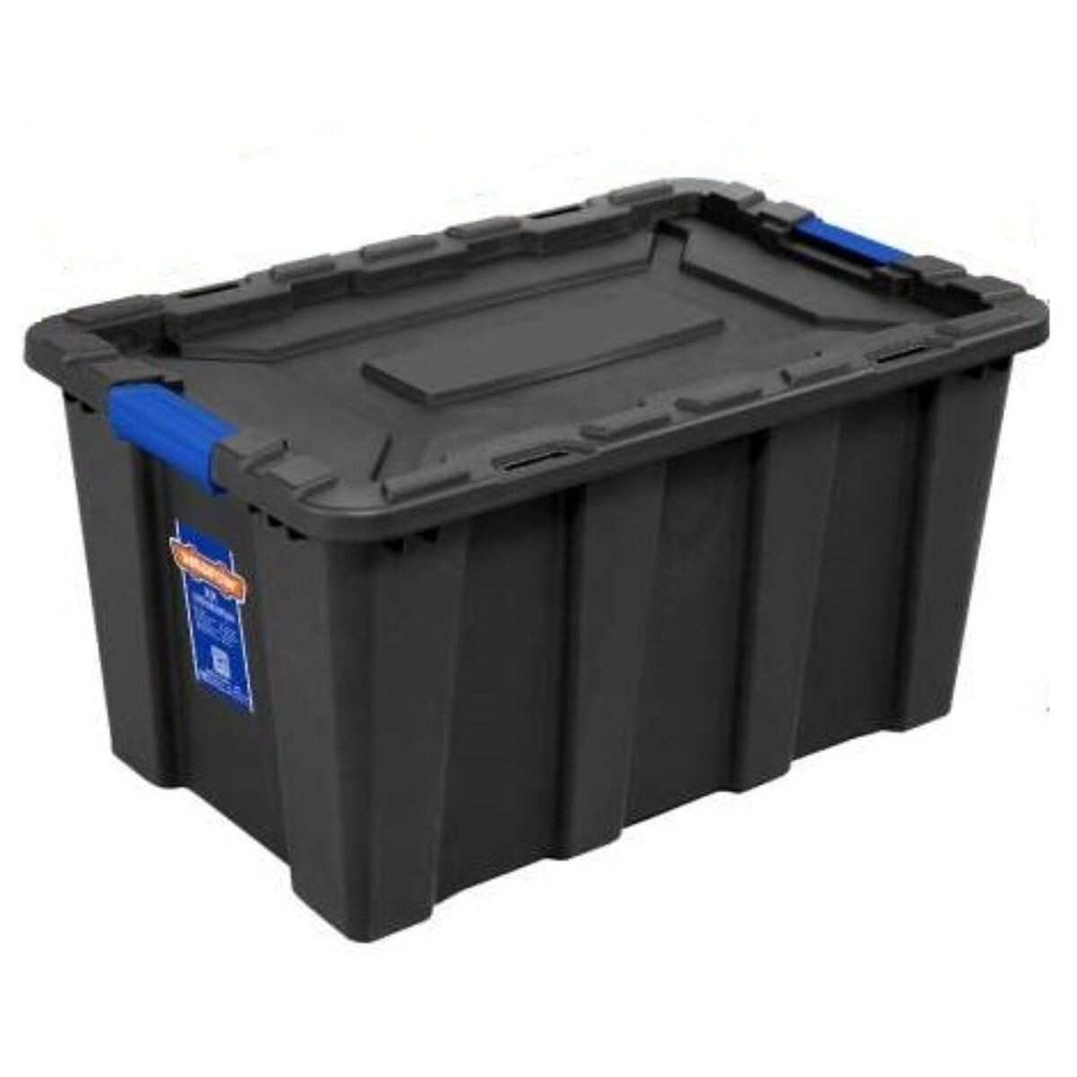 CAJA CONTENEDOR PLASTICO APILABLE NEGRO 80LT WADFOW WTB3380 