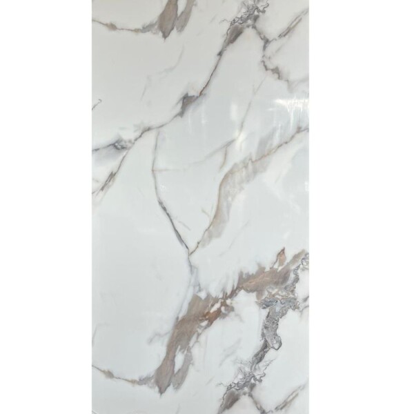 PLACA 1.22 X 2.44 MT SIMIL MARMOL - BLANCA VETAS GRISES CON MARRON PLACA 1.22 X 2.44 MT SIMIL MARMOL - BLANCA VETAS GRISES CON MARRON