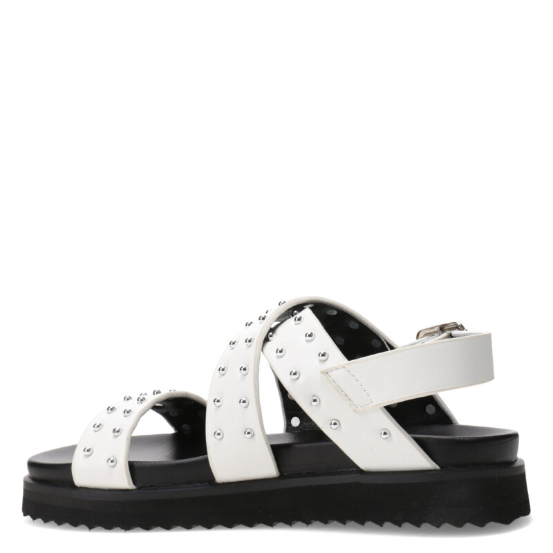 Sandalias de Niña MINI Miss Carol PELLY con tachas Blanco