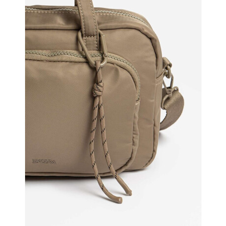 Cartera Bowling De Nylon Verde Oliva