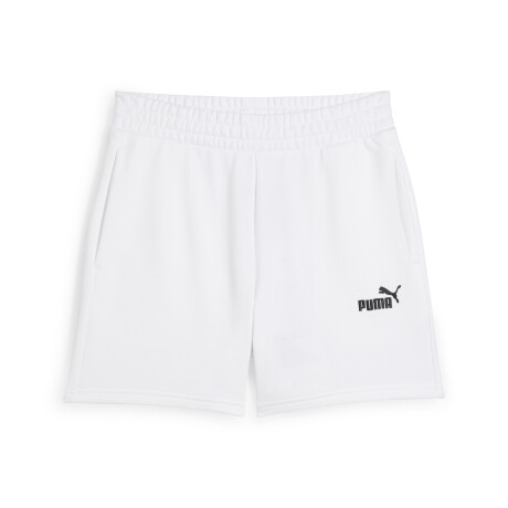 ESS Sm.Nş1 Logo 5 high waist Short 68244002 Blanco
