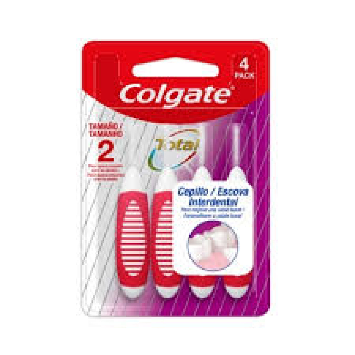 Cepillos Colgate Interdental 2mm Pack X4 