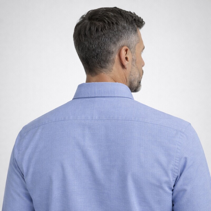 CAMISA SPORT Celeste oscuro