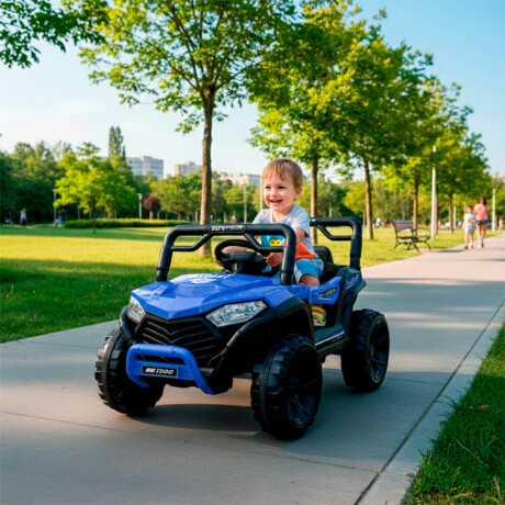 Auto Cuatriciclo A Bateria Arenero Luz Y Sonido Azul