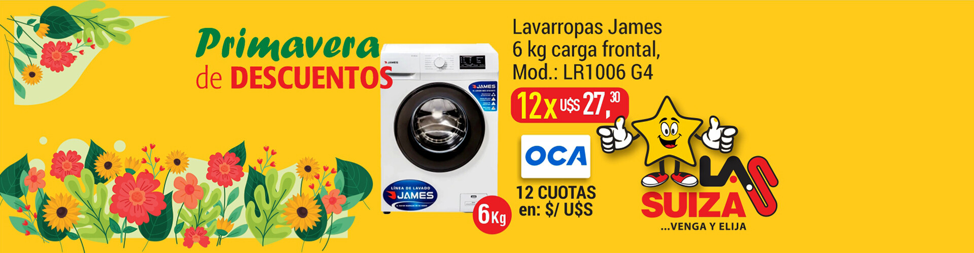 Lavarropas LR 1006 James