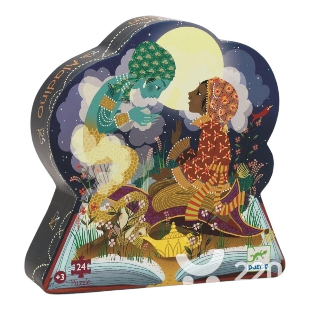 Puzzle Silueta Aladdin 24 Pzs Djeco 