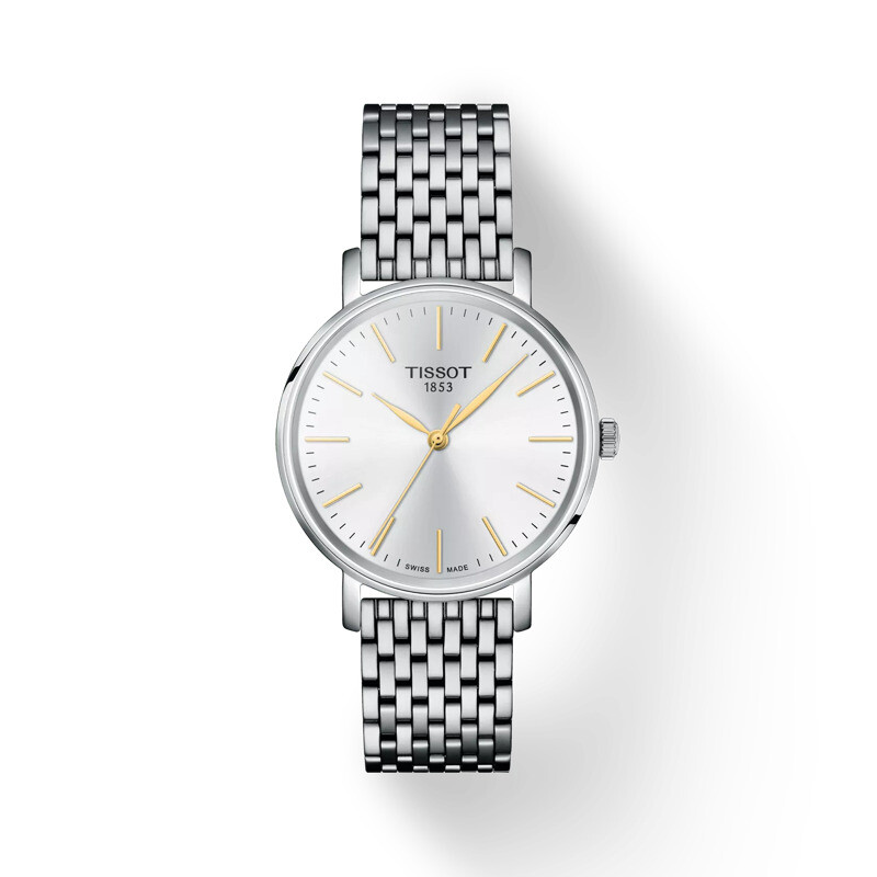 Reloj Tissot Everytime T1432101101101 para mujer en acero plateado Plateado