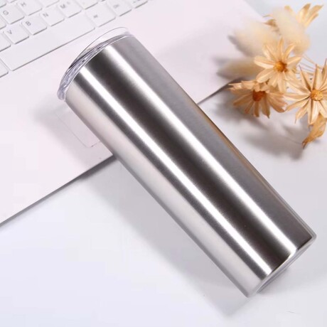 Vaso Termo Viaje Térmico 500Ml Acero Inoxidable Tapa Sorbito Plateado