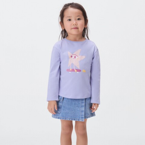 BLUSA ML FEM ROXO CLARO