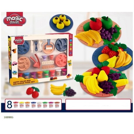 Set de Masas para Moldear y Formar Frutas 001