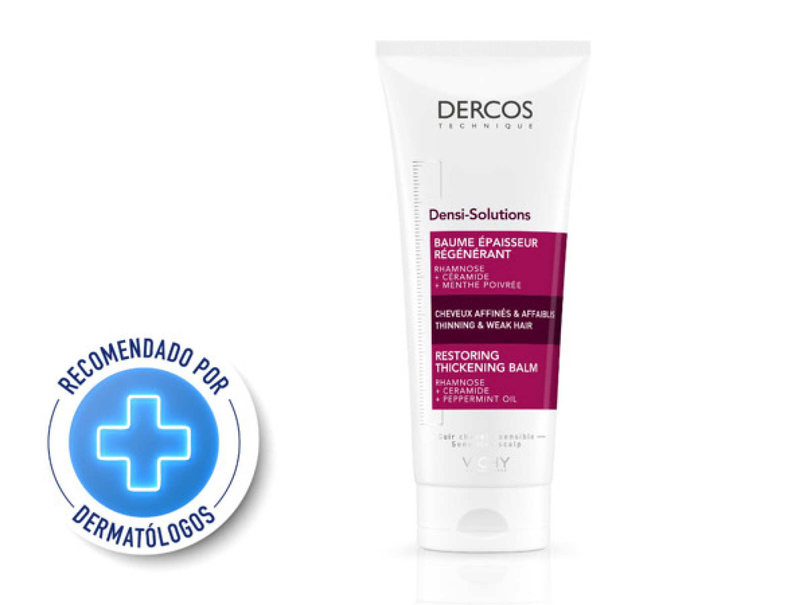 VICHY Dercos Bálsamo Densi-Solution 200ml – Volumen y Densidad Capilar