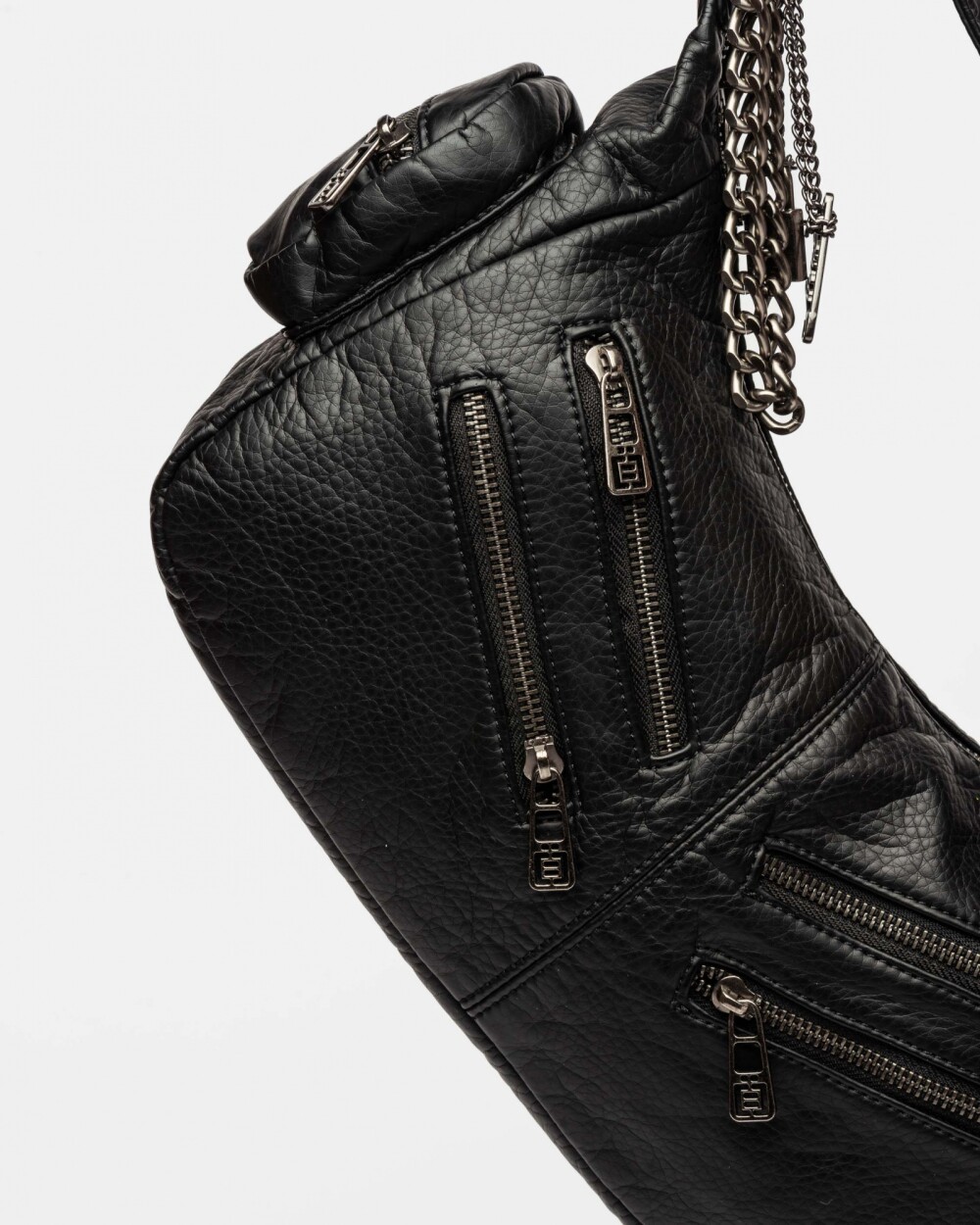 Cartera Al Hombro Gang Washed Negro