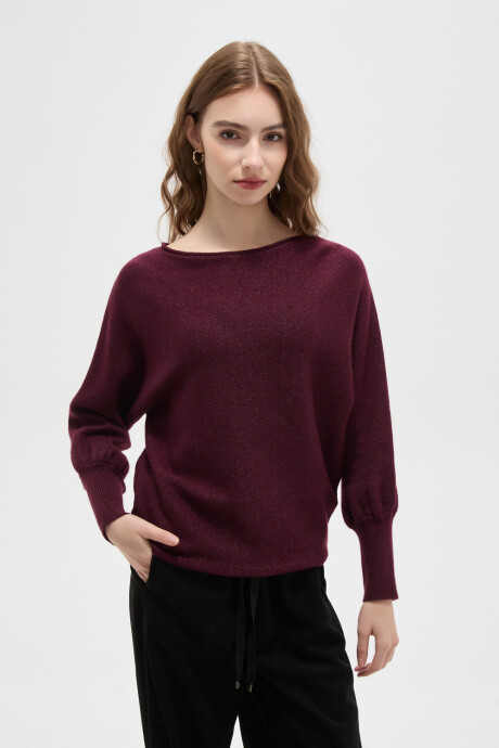 Sweater Aditia Cereza Oscuro