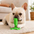Juguete Para Perros Dental Ventosa Anti Sarro Resistente Color Verde