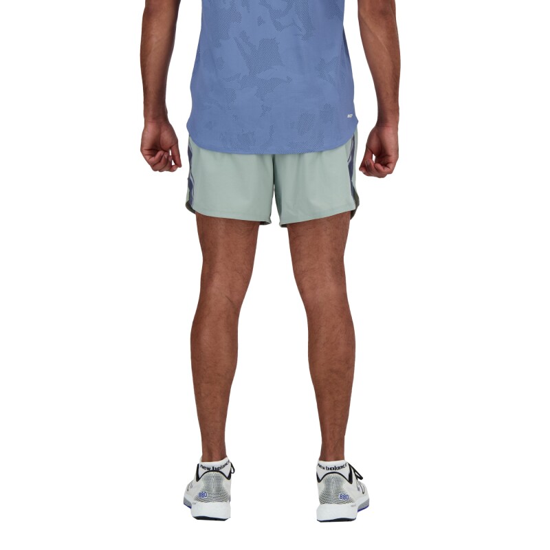 Short New Balance de Hombre - 5INCH - MS21268JIR GREEN