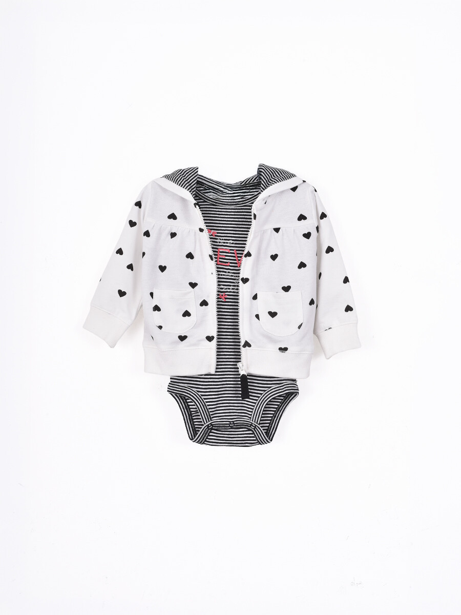 CONJUNTO LOREN SET 3 PCS - BLANCO 