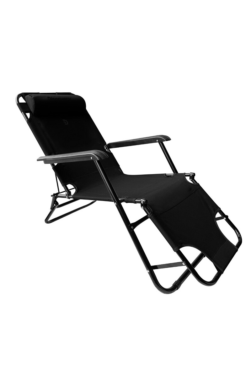 Silla Plegable de Camping Discovery Negro