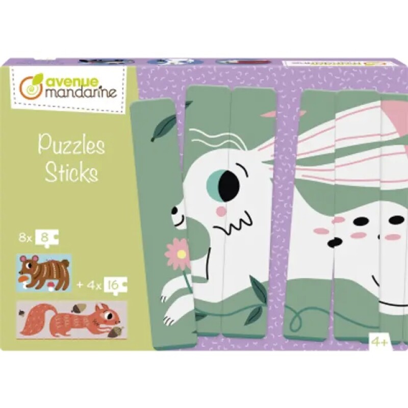 Puzzles Sticks Forest Animals Puzzles Sticks Forest Animals