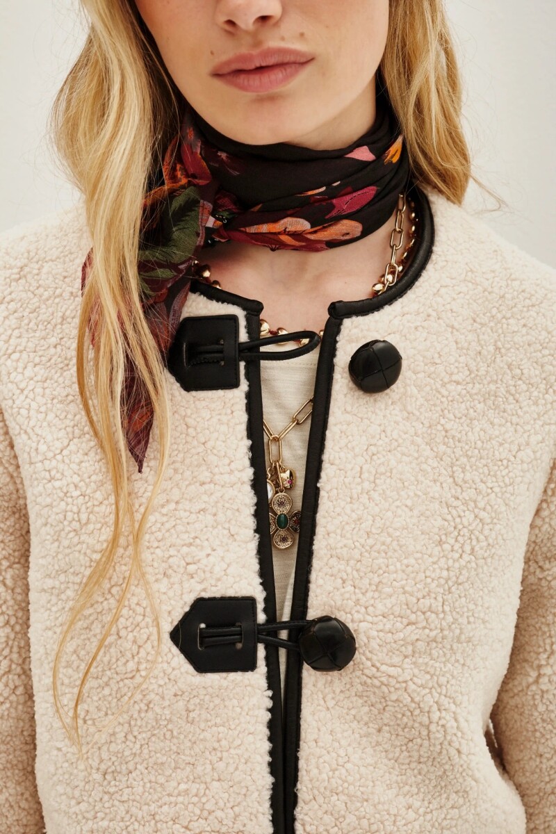 Saco Pekin Boucle Crudo