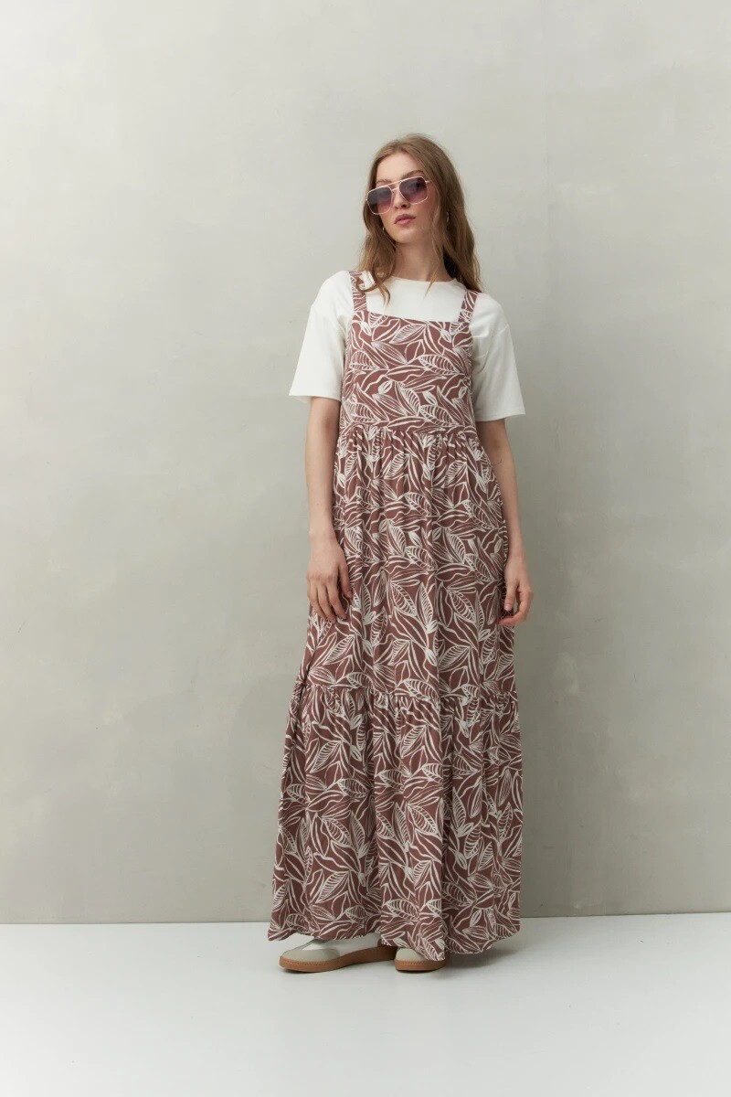 VESTIDO D.CASSIN COCO - CHOCOLATE 