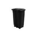 Papelera Tacho Basura Tramontina T-Force 50 litros Negro NEGRO