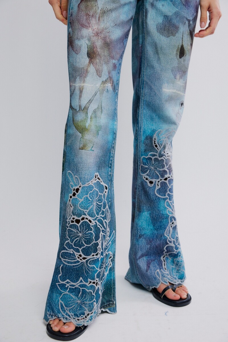 JEAN CUTWORK WEST COAST Azul