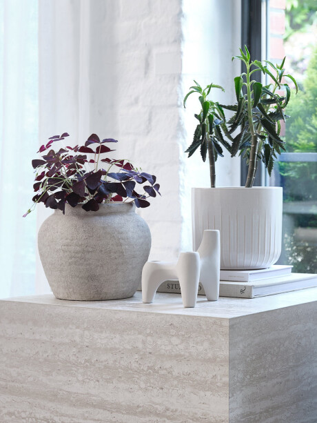 Maceta JOKUM Ø24xA21cm gres porcelánico Maceta JOKUM Ø24xA21cm gres porcelánico