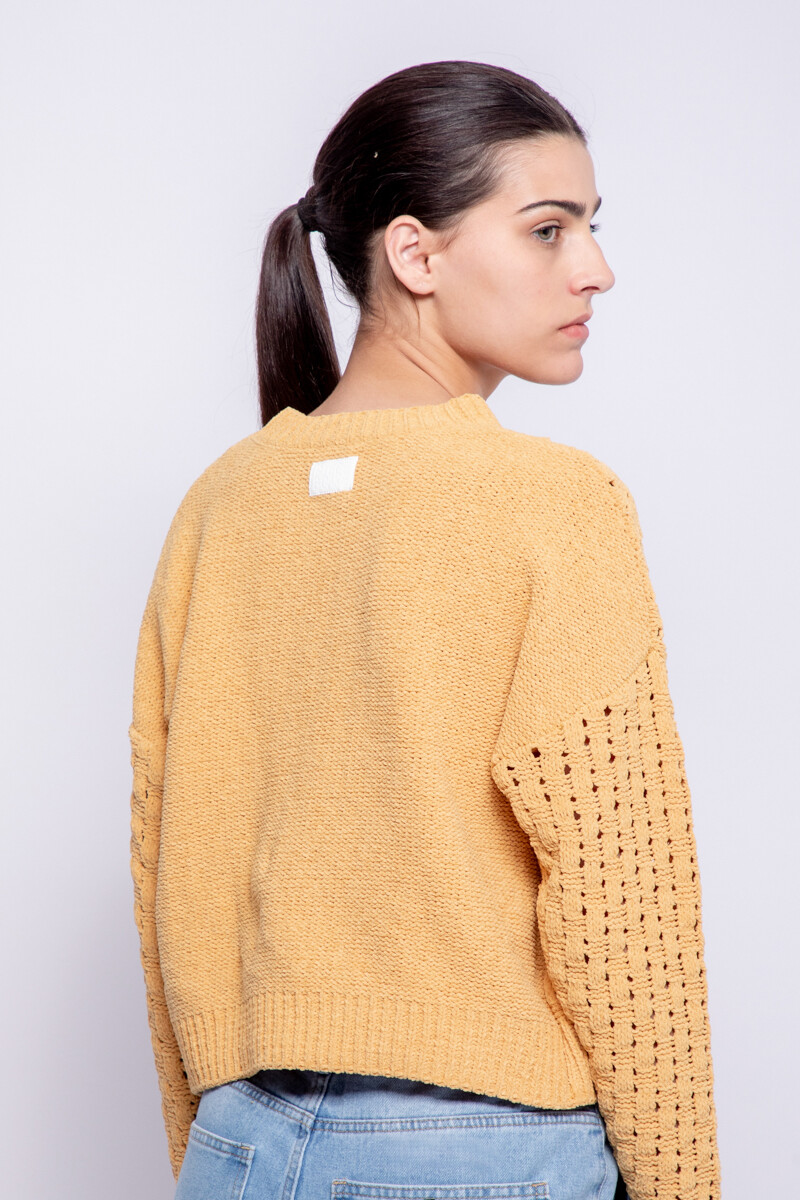 SWEATER MOON Amarillo Oliva