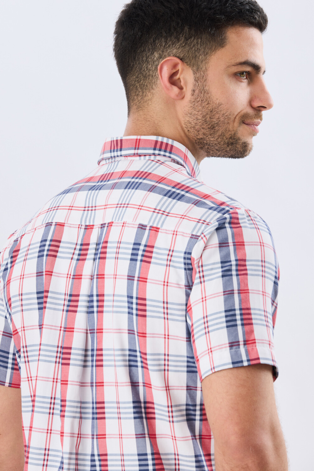 CAMISA SPORT CUADROS Rojo