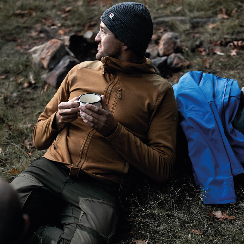 Keb Fleece Hoodie - Hombre Buckwheat Brown