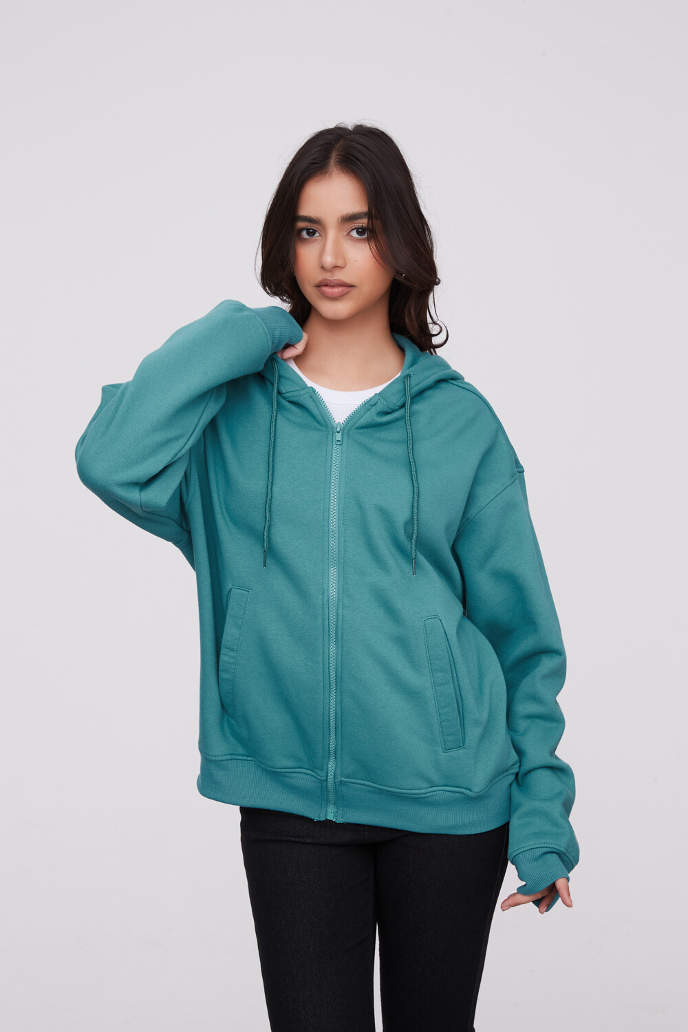 Campera Sammira Verde Azulado