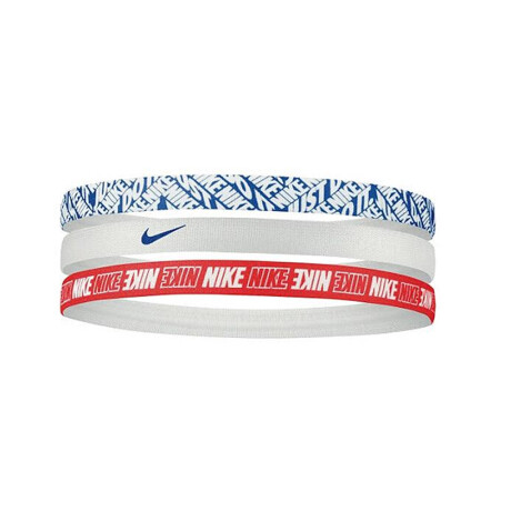 Vinchas Nike Printed Surtidas 3 Pack - Blue / White / Red Blue/White/Red