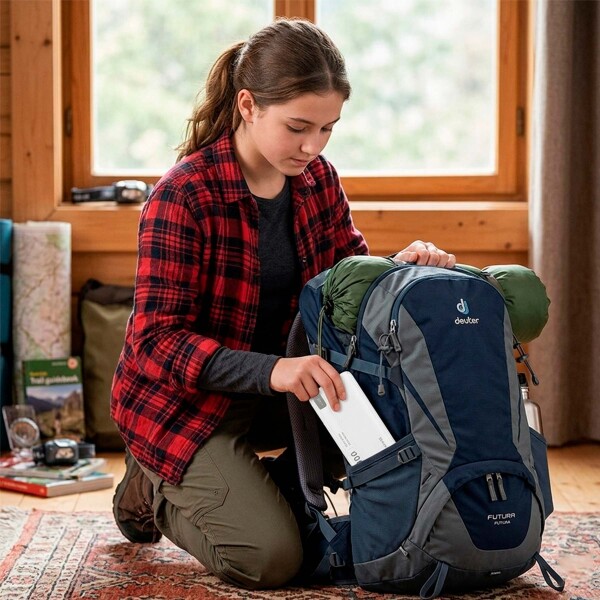 Cargador Portátil Usams Power Bank 10000 Mah Usb + Usb C 2A Blanco