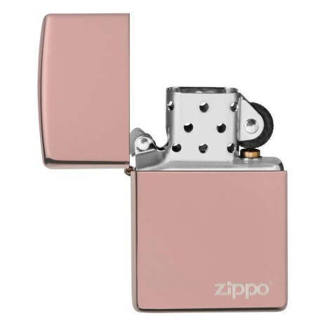Encendedor Zippo High Polish Rose Gold con logo - 49190ZL Encendedor Zippo High Polish Rose Gold con logo - 49190ZL