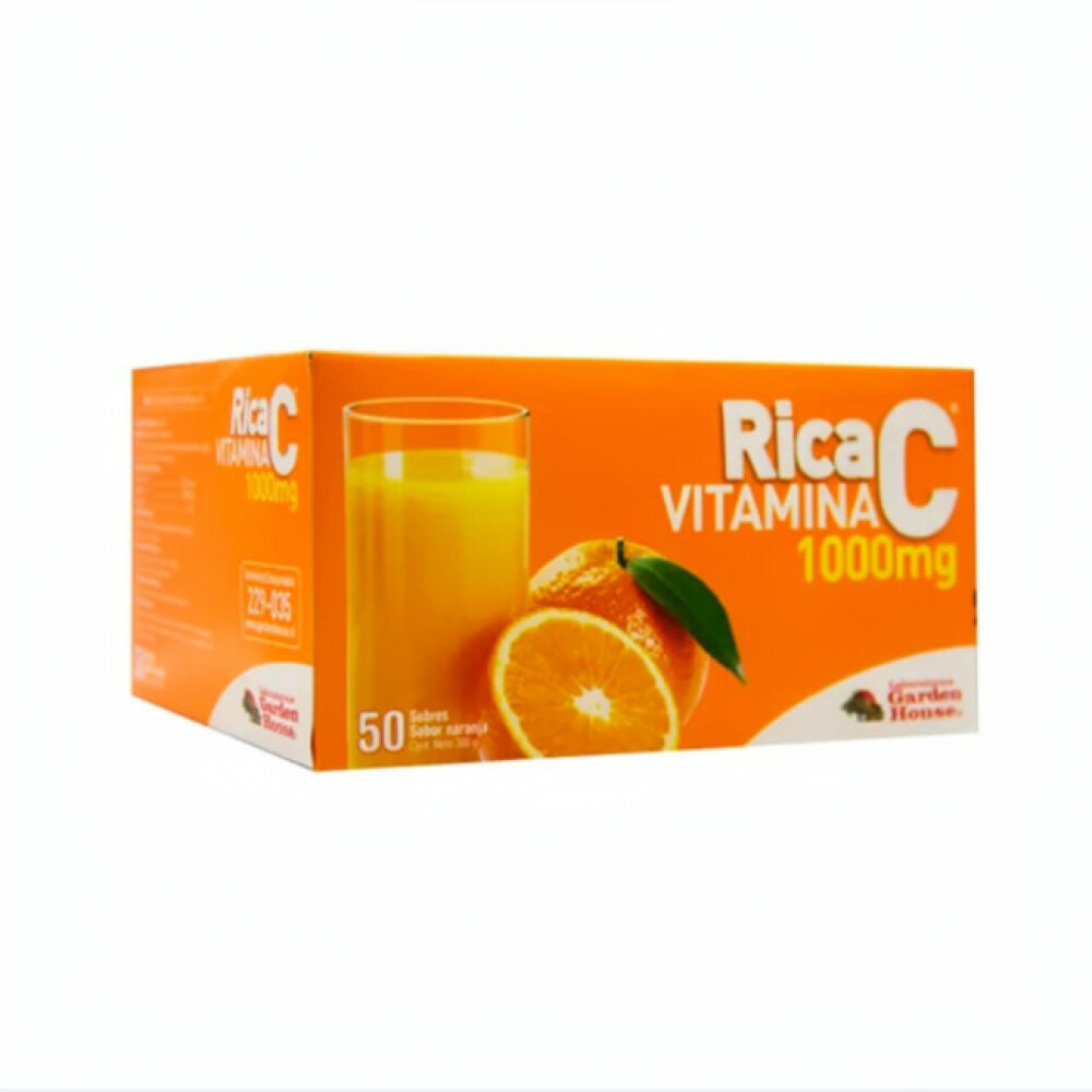 RICA C VITAMINA C 1000 MG. CJ X 50 SOBRE única