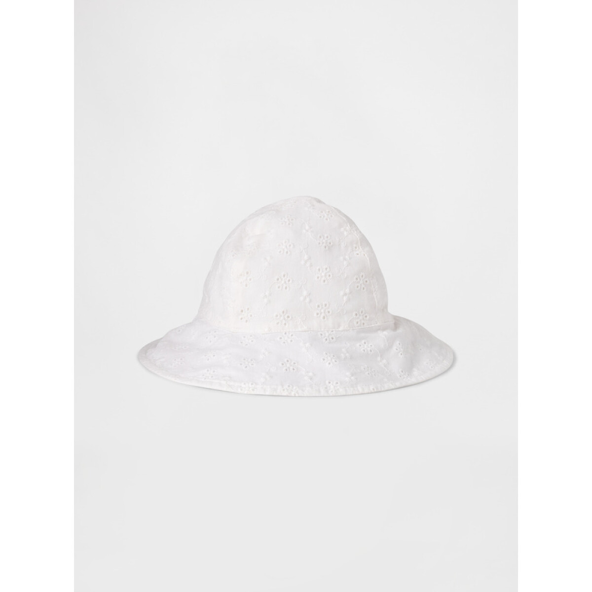 EYELET SUN HAT - NEW OFF WHITE 
