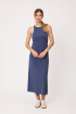 VESTIDO LARGO SOLINA POLANCO Azul