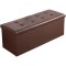 Puff Baul Texas Eco Cuero Chocolate