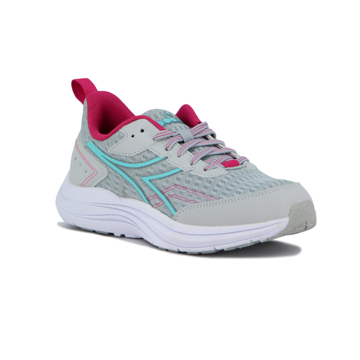 Championes Diadora Snipe Mujer - Plata-fucsia 