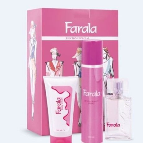 FRAGANCIA FARALA EDT 30 ML + CREMA CORPORAL + DEO AER- PACK FRAGANCIA FARALA EDT 30 ML + CREMA CORPORAL + DEO AER- PACK